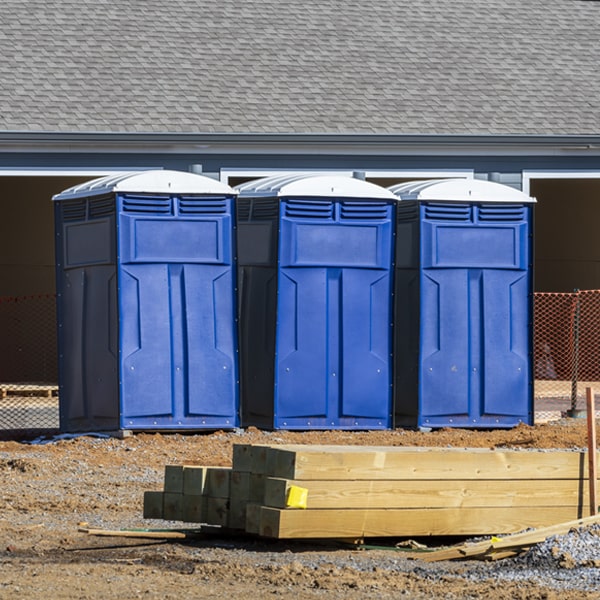 is there a specific order in which to place multiple porta potties in Crescent Beach